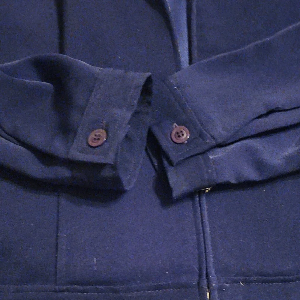 Sag Harbor Petite Navy Blue Lightweight Dress Jacket/Blazer - Picture 5 of 9